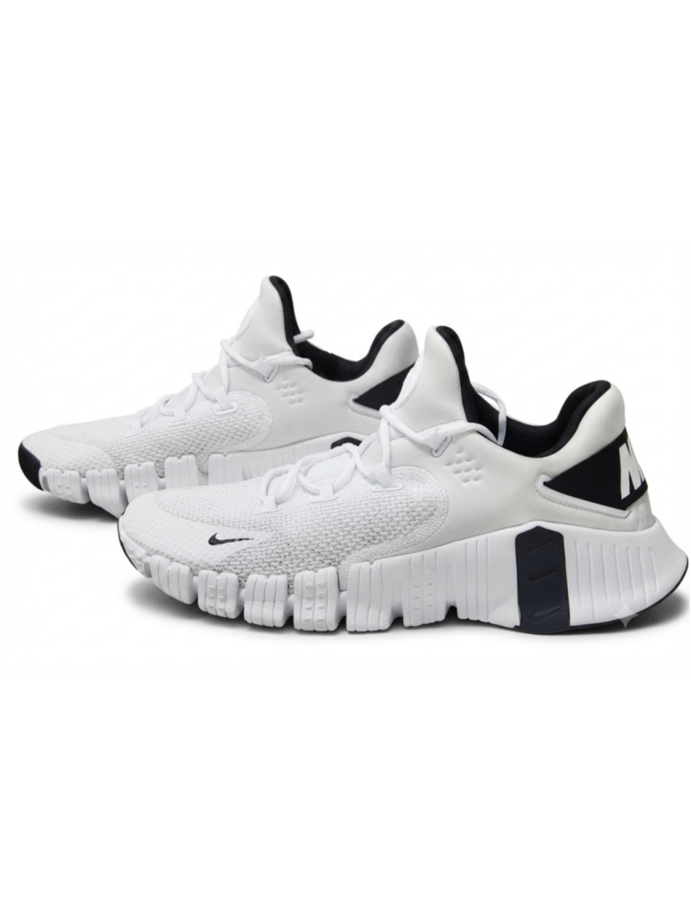 Nike Free Metcon 4 White Black Training Shoes CT3886-100 Mens Size 15